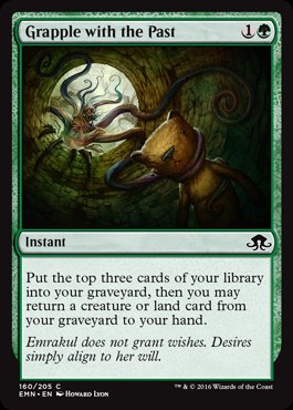 MTG: Eldritch Moon 160: Grapple with the Past [FOIL] 
