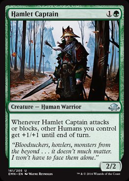 MTG: Eldritch Moon 161: Hamlet Captain 