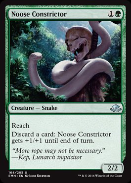 MTG: Eldritch Moon 164: Noose Constrictor 