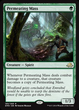 MTG: Eldritch Moon 165: Permeating Mass  [FOIL] 