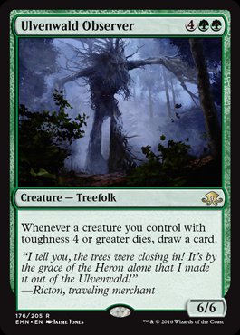 MTG: Eldritch Moon 176: Ulvenwald Observer 