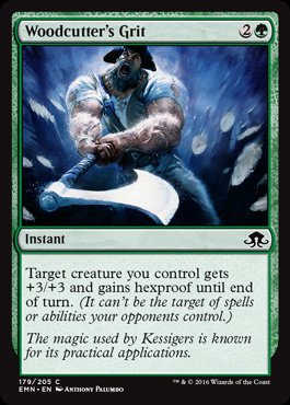 MTG: Eldritch Moon 179: Woodcutters Grit 
