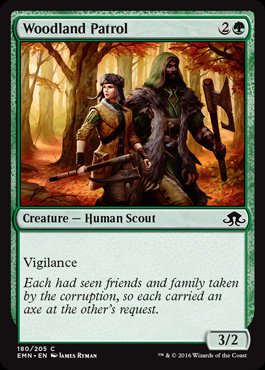 MTG: Eldritch Moon 180: Woodland Patrol 