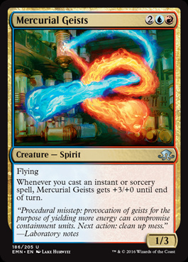 MTG: Eldritch Moon 186: Mercurial Geists 