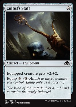 MTG: Eldritch Moon 194: Cultists Staff 