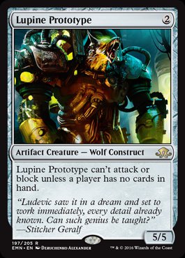 MTG: Eldritch Moon 197: Lupine Prototype 