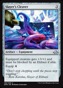 MTG: Eldritch Moon 198: Slayers Cleaver 