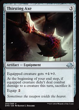 MTG: Eldritch Moon 202: Thirsting Axe 