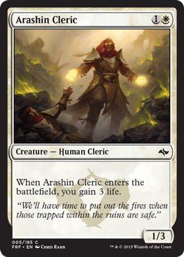 MTG: Fate Reforged 005: Arashin Cleric 