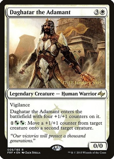 MTG: Fate Reforged 009: Daghatar the Adamant - Prerelease Foil 