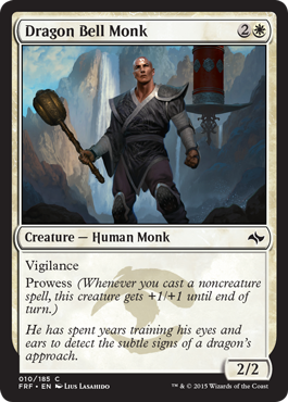 Magic: Fate Reforged 010: Dragon Bell Monk 