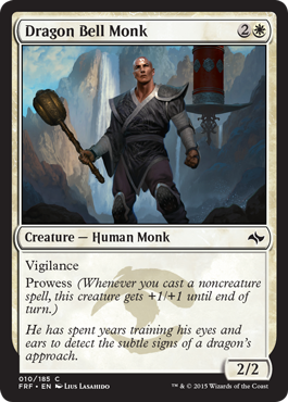 MTG: Fate Reforged 010: Dragon Bell Monk 