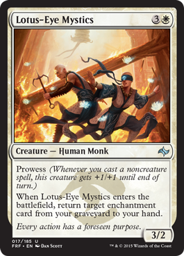 MTG: Fate Reforged 017: Lotus-Eye Mystics 