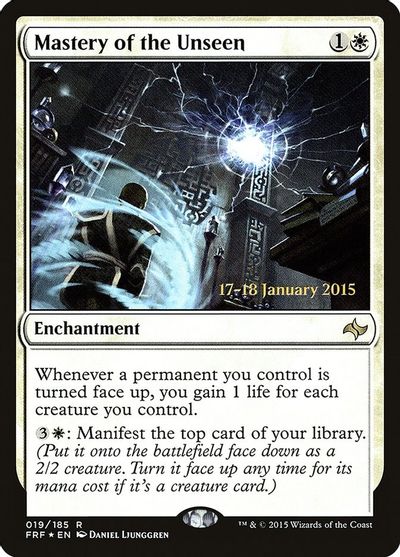 Magic: Fate Reforged 019: Mastery of the Unseen - Prerelease Foil 