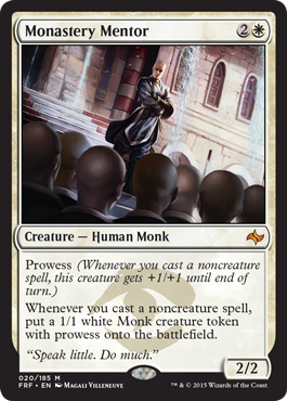 Magic: Fate Reforged 020: Monastery Mentor 