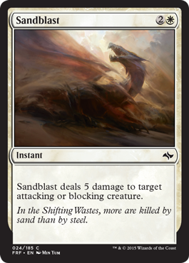 MTG: Fate Reforged 024: Sandblast 