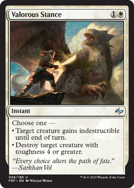 MTG: Fate Reforged 028: Valorous Stance 