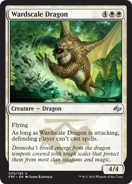 MTG: Fate Reforged 030: Wardscale Dragon 