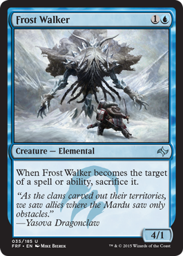 MTG: Fate Reforged 035: Frost Walker 