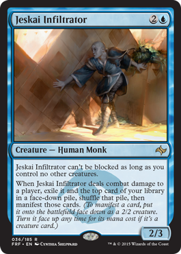 MTG: Fate Reforged 036: Jeskai Infiltrator - Foil 
