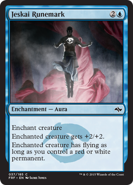 MTG: Fate Reforged 037: Jeskai Runemark 