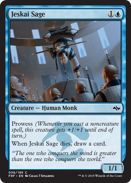 MTG: Fate Reforged 038: Jeskai Sage 