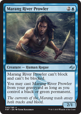 Magic: Fate Reforged 040: Marang River Prowler - Foil 