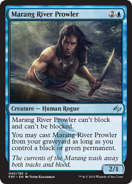 MTG: Fate Reforged 040: Marang River Prowler - Foil 