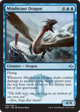 Magic: Fate Reforged 041: Mindscour Dragon 
