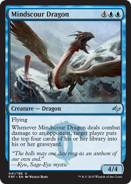 MTG: Fate Reforged 041: Mindscour Dragon 