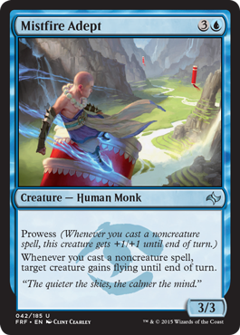 MTG: Fate Reforged 042: Mistfire Adept 