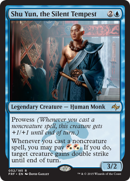 MTG: Fate Reforged 052: Shu Yun, the Silent Tempest - Prerelease Foil 
