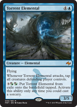 Magic: Fate Reforged 056: Torrent Elemental 