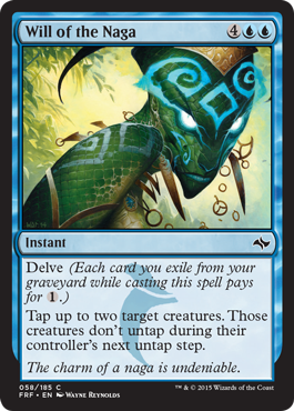MTG: Fate Reforged 058: Will of the Naga 