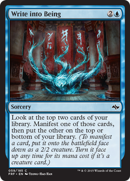 MTG: Fate Reforged 059: Write into Being 