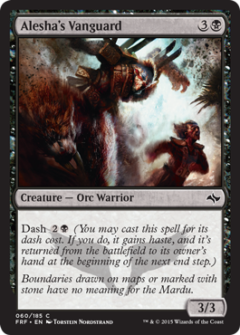 MTG: Fate Reforged 060: Aleshas Vanguard 