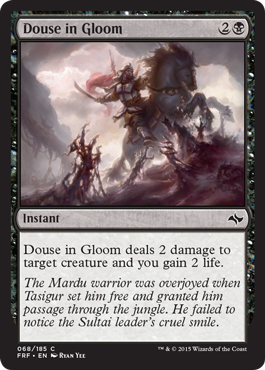 MTG: Fate Reforged 068: Douse in Gloom 