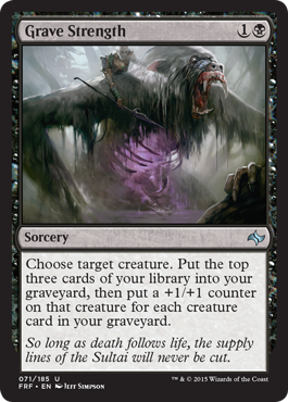 MTG: Fate Reforged 071: Grave Strength 