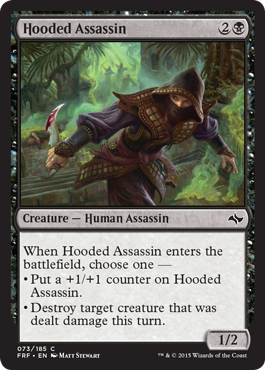 MTG: Fate Reforged 073: Hooded Assassin 