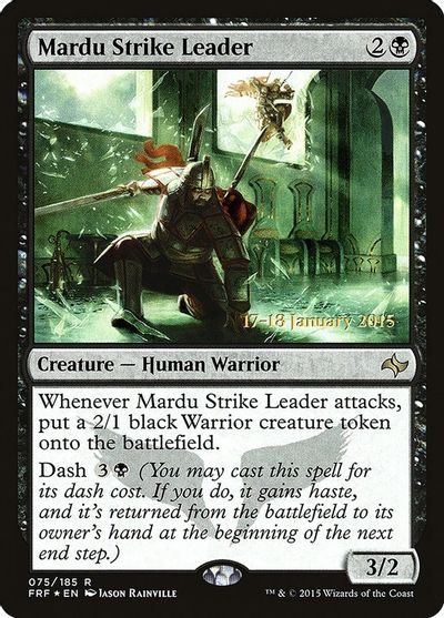MTG: Fate Reforged 075: Mardu Strike Leader - Prerelease Foil 