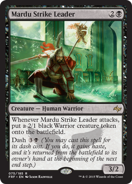 MTG: Fate Reforged 075: Mardu Strike Leader - Foil 