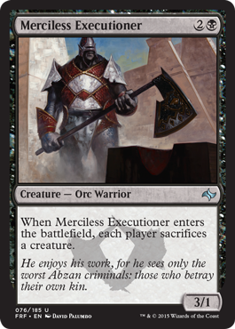Magic: Fate Reforged 076: Merciless Executioner 