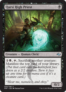 MTG: Fate Reforged 080: Qarsi High Priest 