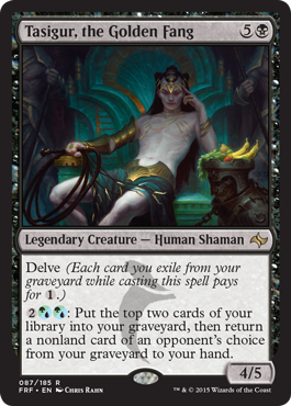 MTG: Fate Reforged 087: Tasigur, the Golden Fang 