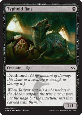 Magic: Fate Reforged 089: Typhoid Rats 