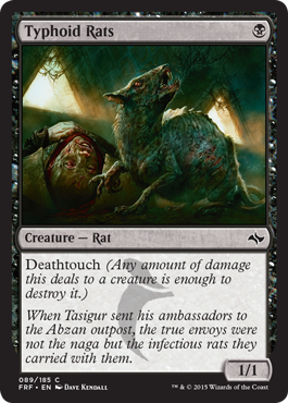MTG: Fate Reforged 089: Typhoid Rats 