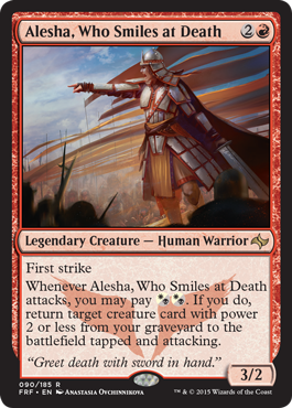 Magic: Fate Reforged 090: Alesha, Who Smiles at Death 