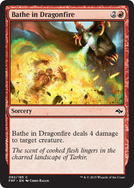 MTG: Fate Reforged 092: Bathe in Dragonfire 