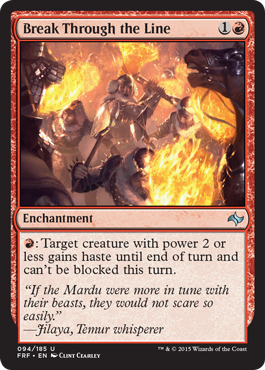 MTG: Fate Reforged 094: Break Through the Line 