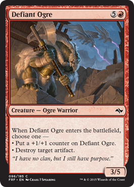 MTG: Fate Reforged 096: Defiant Ogre 